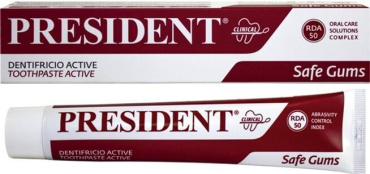 President зубна паста Актив, 75мл фото 1