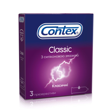 Презервативы с силиконовой смазкой CONTEX® Classic (классические), 3 шт. фото 8
