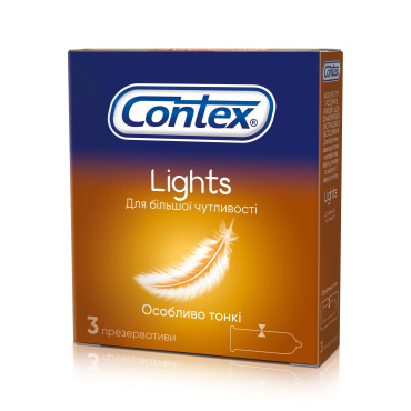 Презервативы с силиконовой смазкой CONTEX® Lights (особенно тонкие), 3 шт. фото 7