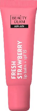 Бальзам-догляд для губ Beauty Derm fresh strawberry SPF 15, 10 мл