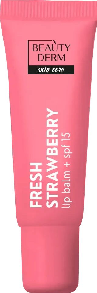 Бальзам-догляд для губ Beauty Derm Fresh Strawberry SPF15, 10 мл — фото 1