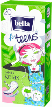 Прокладки ежедневные For Teens relax Bella, 20 шт