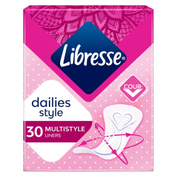 Прокладки ежедневные Libresse ежедневные Daily Fresh Multistyle Plus, 30 шт