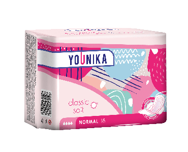 Гигиенические прокладки YOUNIKA Classic Day Soft, 18 шт