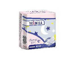 Прокладки гігієнічні YOUNIKA Classic Night Soft, 7 шт