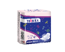 Гигиенические прокладки YOUNIKA Ultra Night Soft, 7 шт
