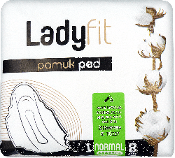 Прокладки гігієнічні Ladyfit Cotton Normal, 8 шт