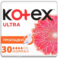 Прокладки Kotex Ultra Normal, 30 шт
