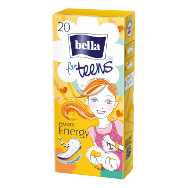 Прокладки ежедневные Bella For Teens energy желтый, 20 шт.