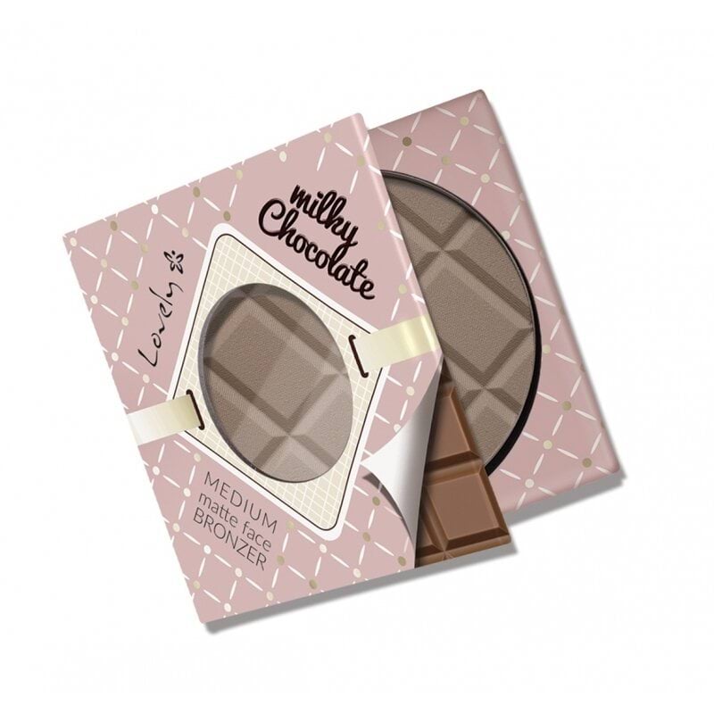 Пудра-бронзер Lovely матирующая Chocolate bronzer Milky 9 г