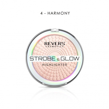 Пудра для контурування обличчя REVERS STROBE & GLOW HIGHLIGHTER 04 HARMONY, 8 г