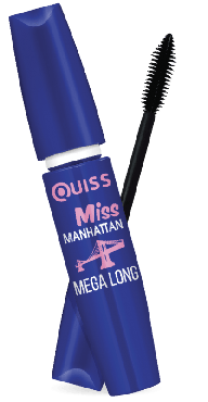 Quiss тушь д / ресниц Miss Manhattan Mega Long, 11мл