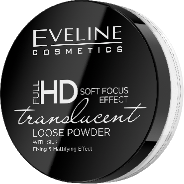 Розсипчаста пудра для обличчя Eveline Full HD Soft Focus Transparent Loose Powder, 6 г
