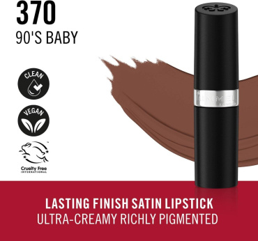 Помада для губ RIMMEL Lasting Finish 90's Baby 370, 4 г фото 2