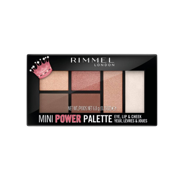 RIMMEL палетка 3в1 MINI POWER PALETTE 003