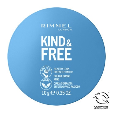 RIMMEL пудра компактная KIND & FREE Medium