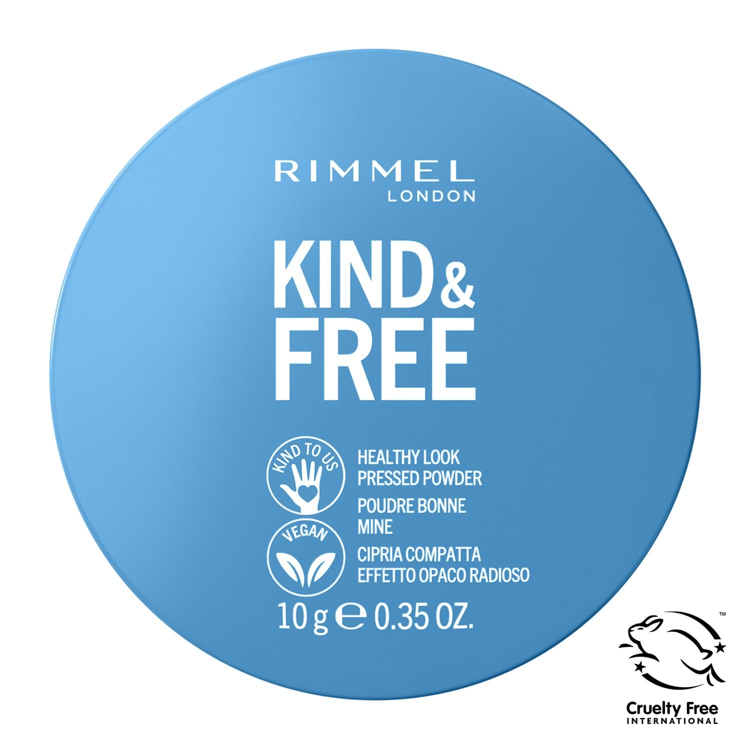 Пудра для обличчя RIMMEL KIND & FREE компактна Transculent, 10 г