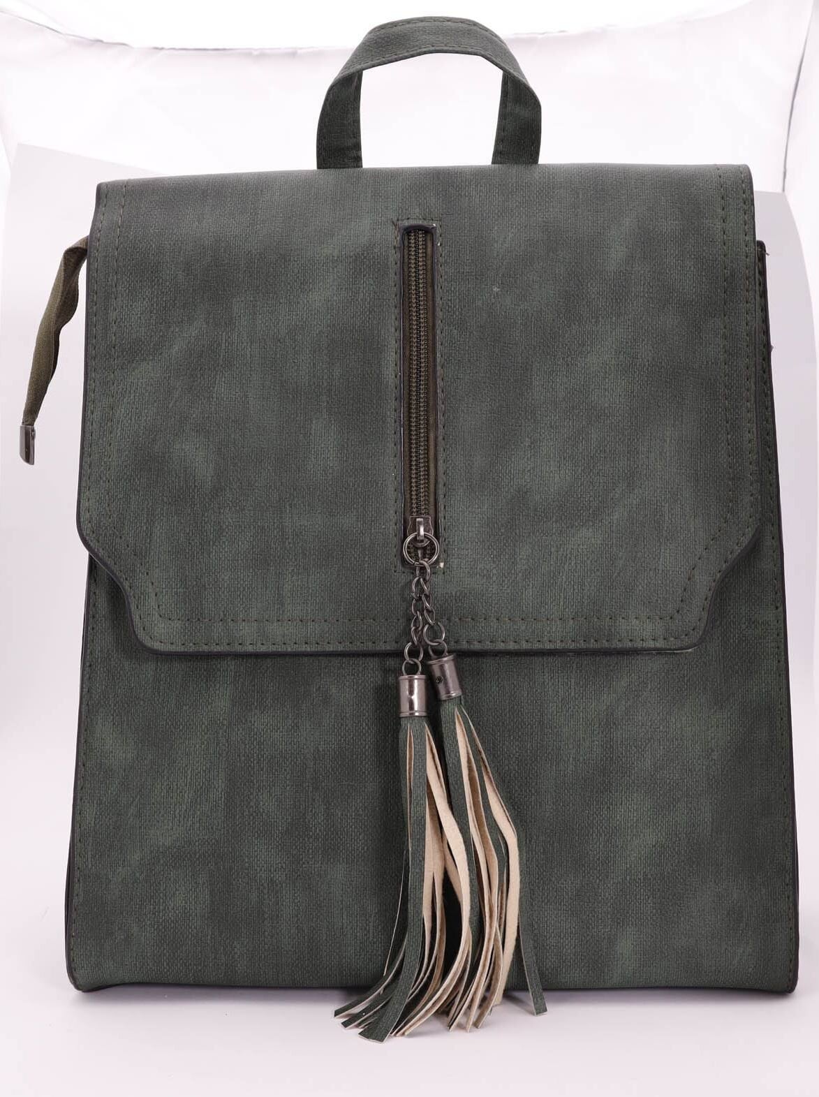 Рюкзак женский SKY эко-кожа, цыет: зеленый, голубой, 1 шт