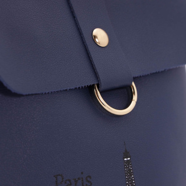 Рюкзак женский текстильный SKY, цвет: белый, синий, 1 шт фото 3