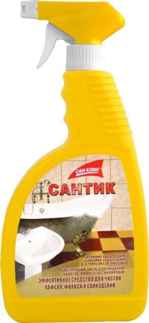 Средство для чистки Сан Клин Сантик для сантехники с распылителем 750 мл
