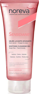 Очищающий гель для лица Noreva sensidiane успокаивающий 200 мл
