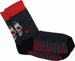 Shagal шкарпетки чол. з малюнком "Череп" р 27-29, сірий