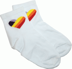 Shagal шкарпетки жін.з малюнком "Сердце" р 23-25, білий