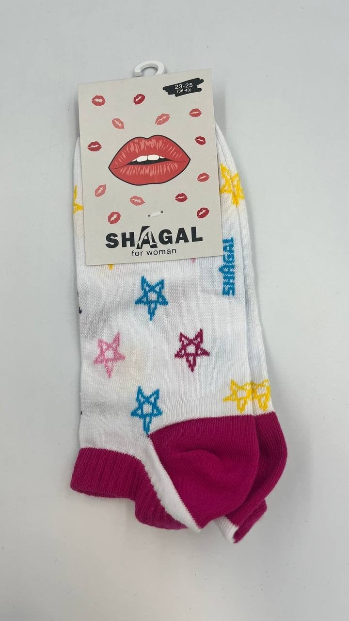 Shagal носки женщин. короткие из рис. "Звезды" р 23-25