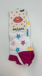 Shagal шкарпетки жін. короткі з мал. "Зірки" р 23-25