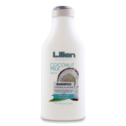 Шампунь 2в1 для всіх типів волосся Lilien Coconut Milk, 350 мл