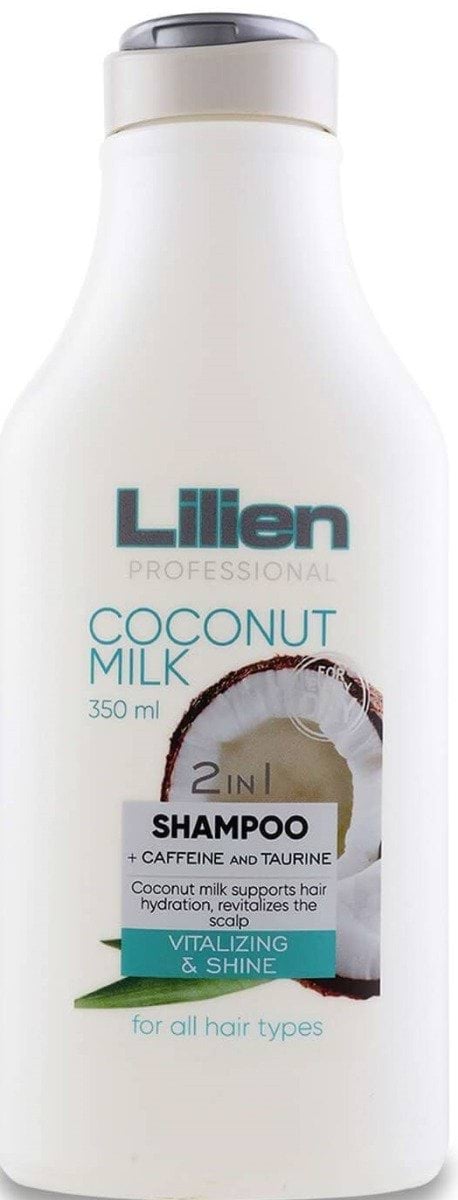 Шампунь Lilien Coconut Milk  2 в 1 для всіх типів волосся 350 мл