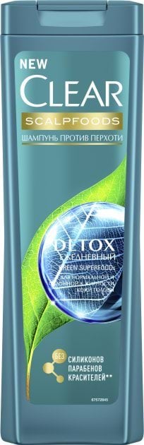Шампунь Clear Detox проти лупи на кожен день 400 мл