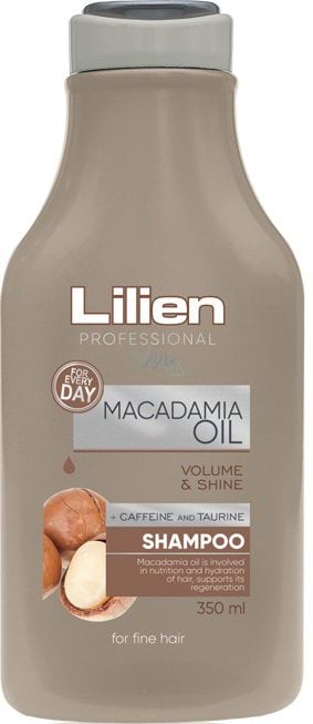 Шампунь Lilien для тонкого волосся Macadamia Oil, 350 мл
