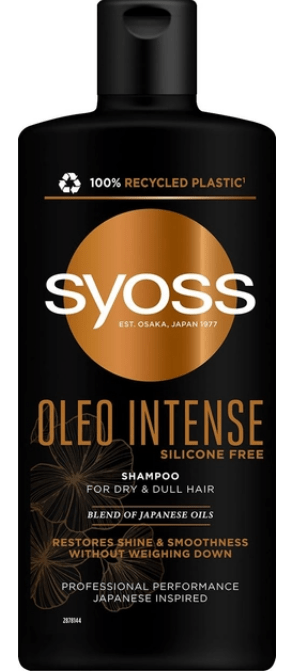 Шампунь Syoss Oleo Intense для сухого та тьмяного волосся, 440 мл