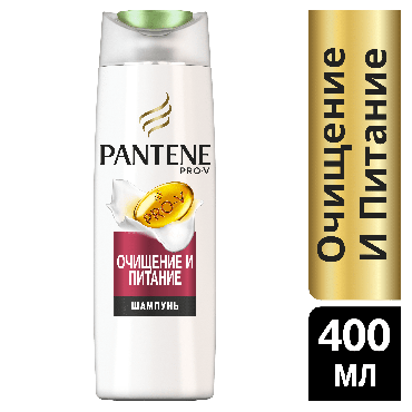 Шампунь для волос Pantene Pro-V Слияние с природой Очищение и Питание 400 мл