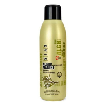 Шампунь для волос восстанавливающий SIAS Alghe Marine Hair Shampoos с морскими водорослями, 1000 мл