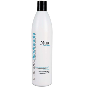 Шампунь для волосся Nua Відновлюючий з екстрактом вівса і насінням льону, 250мл