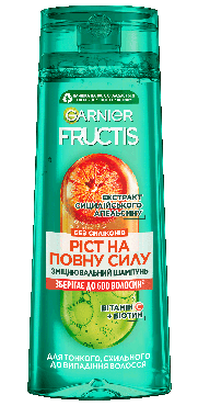 Шампунь Fructis Ріст на повну силу для тонкого волосся, 400 мл