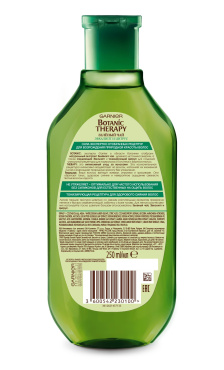 Шампунь Garnier Botanic Therapy Зелений чай, Евкаліпт і цитрус Для нормального і схильного до жирності волосся, 250 мл фото 1