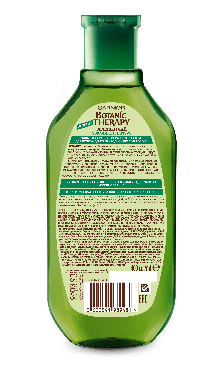 Шампунь Garnier Botanic Therapy Зелений чай, Алое і цитрус Для нормального і схильного до жирності волосся, 400 мл фото 2