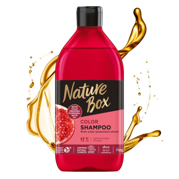 Шампунь Nature Box для окрашенных волос с гранатовым маслом холодного отжима 385 мл