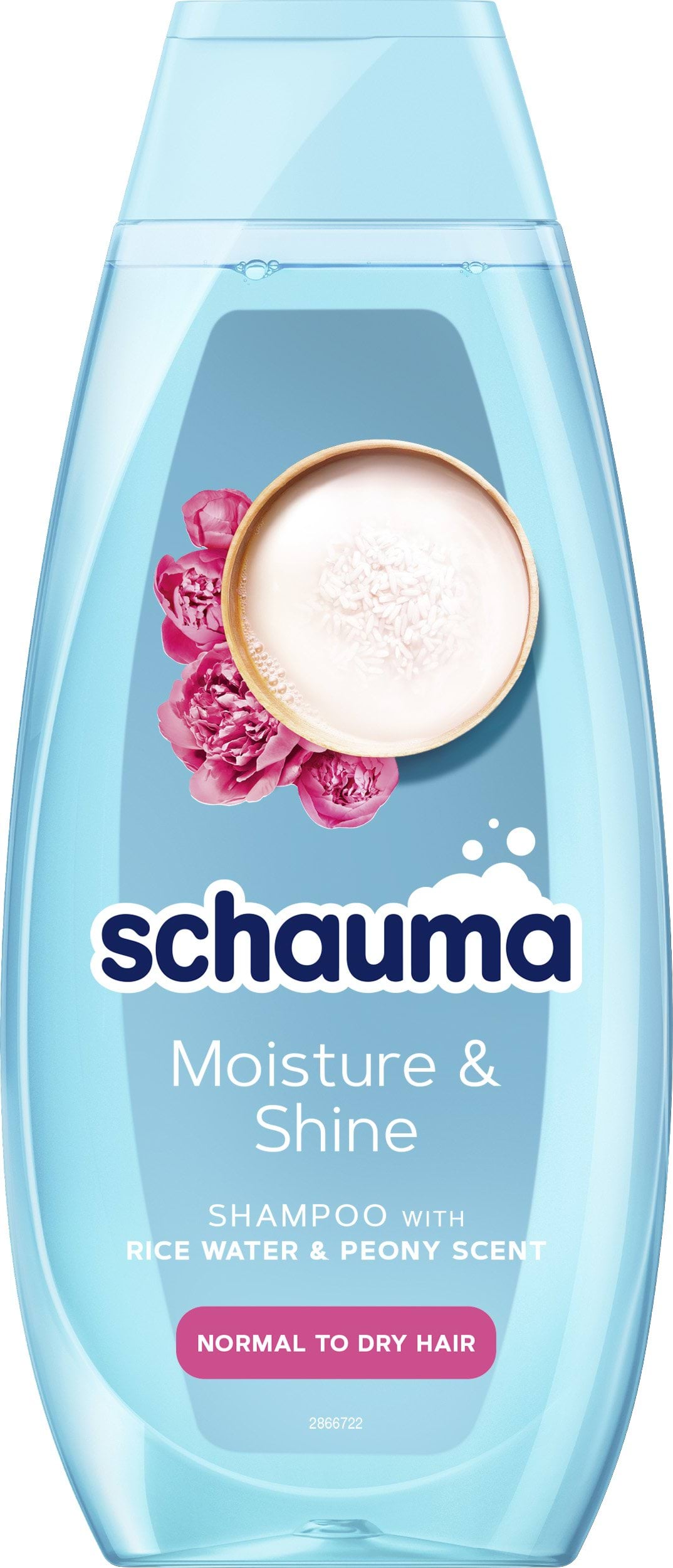 Шампунь SCHAUMA Moisture & Shine для нормального та сухого волосся, 400 мл