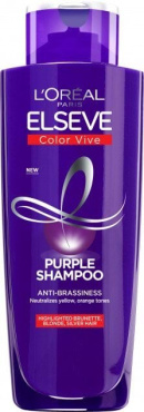 Тонуючий шампунь L’Oréal Paris Elseve Purple для освітленого та меліруваного волосся фото 1