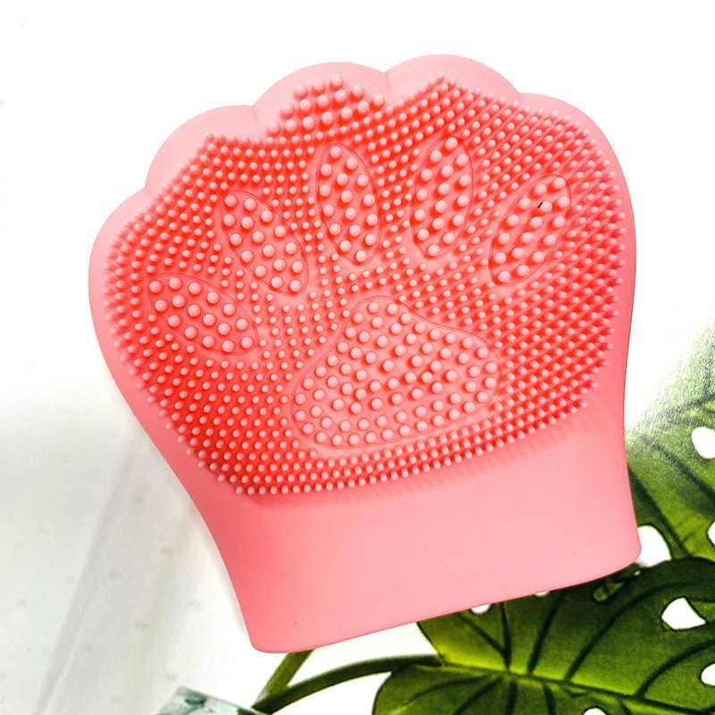 Щітка для обличчя силіконова відлущуюча Котик, 1 шт