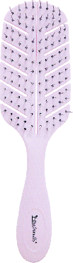 Щетка массажная овальная Biofriendly Biodegradable SZ551 23х6.5х4см розовая, 1шт