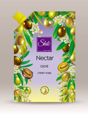 ШИК Nectar крем - мило рідке Оливкове 0,46 (дойпак)