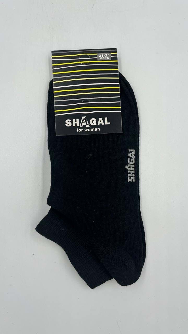 Shagal носки женские укороченный паголенок размер 23-25, черный
