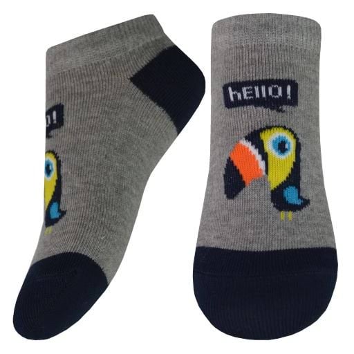 Носки детские 9276 г.14-16 серебро меланж
