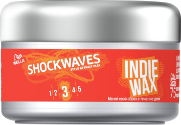 Віск для укладання SHOCKWAVES волосся Indie Wax 75 мл