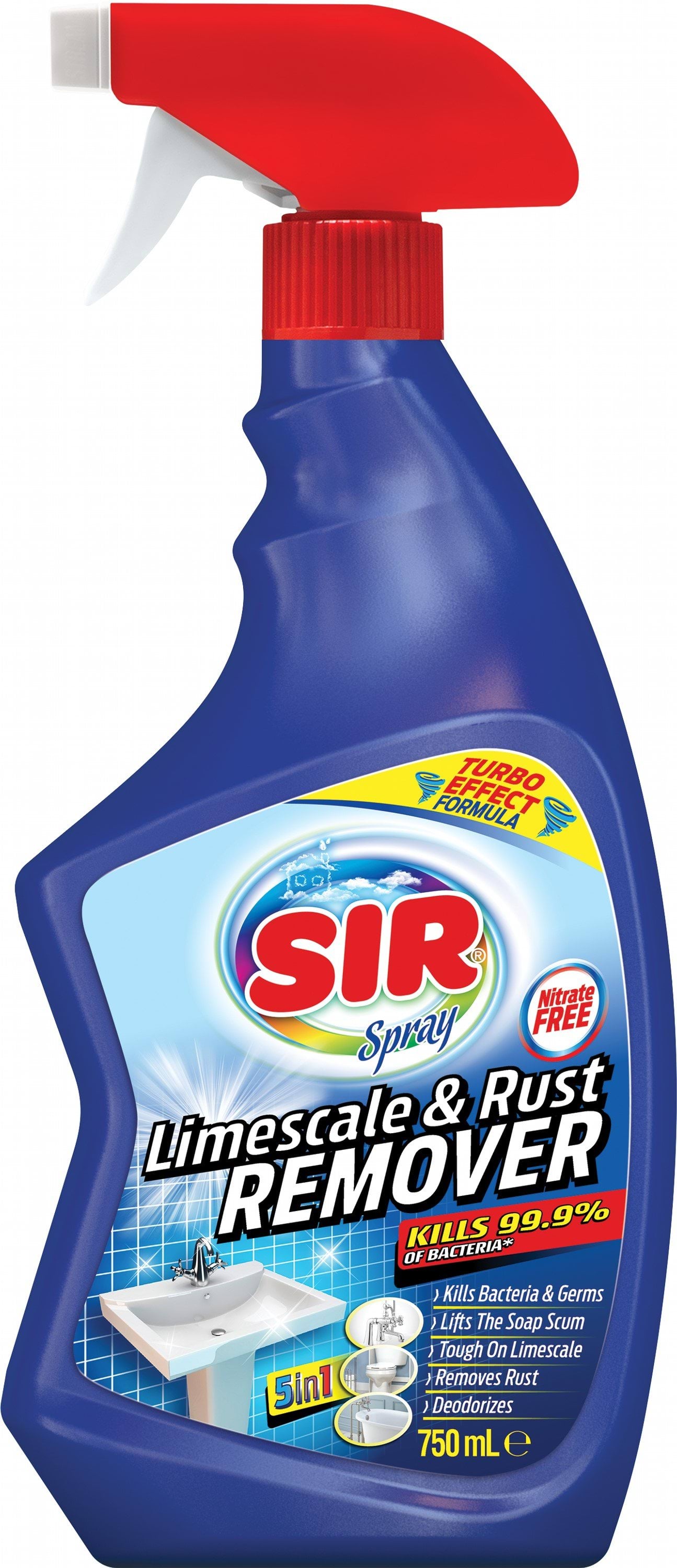 Средство для удаления налета и ржавчины SIR 750 мл